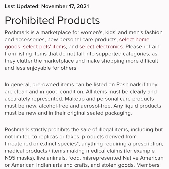 ⚠️⚠️POSHMARK OFFICIAL GUIDELINES⚠️⚠️ - Picture 5 of 8